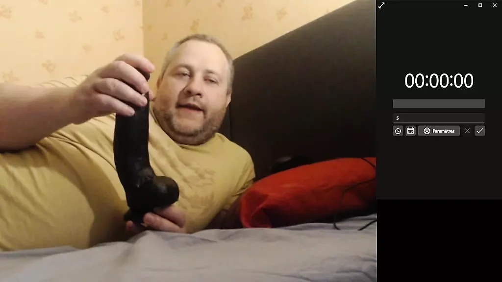Big Dildo 5 λεπτά μπάλα βαθιά.