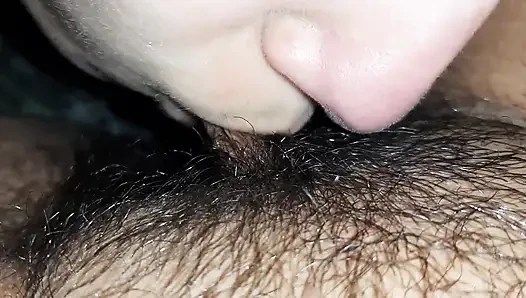 My Girlfriend Sucks, Bites, Sucks, Licks My Hairy Pussy