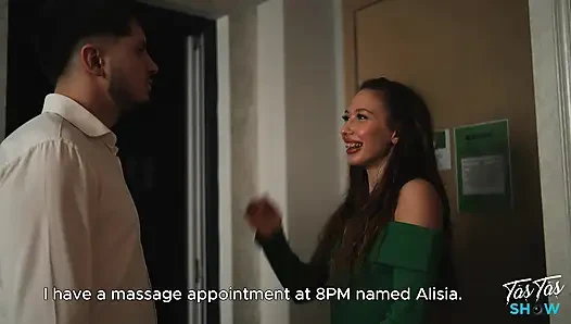 Gorgeous Brunette Gets Fucked by her Masseur - Laura Roleplay