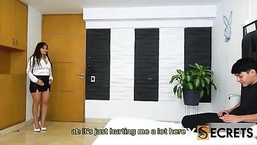I FUCKED MY BOSS'S STEPSON AT THE PLACE WHERE I WORK AS A MAID AND HE CAUGHT US