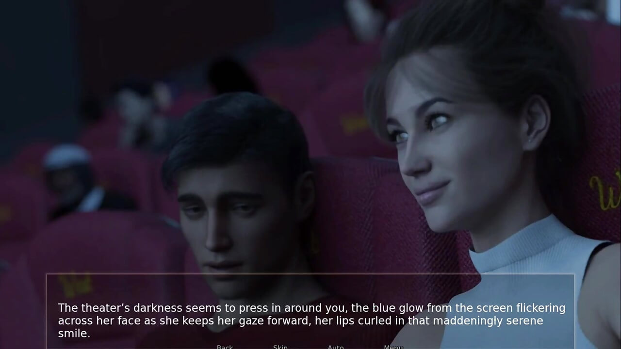 MILF stiefmutters handjob im dark Movie Theater - Shadows of Deceit - E08 special