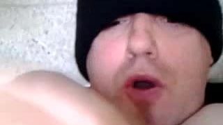 public self facial cum in mouth in pantyhose
