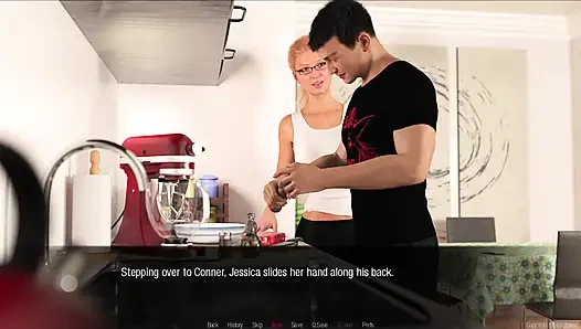 Jessica o'neil #5 - jessica melihat Christian bugil
