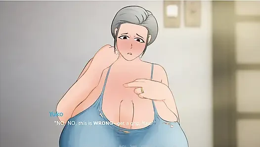 Plowed 1 : sexy grandma piss and teasing  grandson and shower with grandson