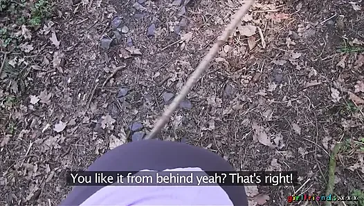 Girlfriends XXX - eine Wanderung führt zum lesbischen sex muschi fingern und muschi lecken im park