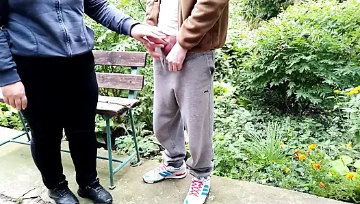 Hot mature stepmom gets cum on her tight big ass