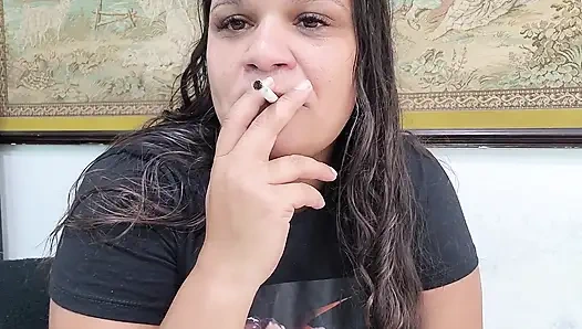 Melakukan Merokok Fetish Dan Cumming