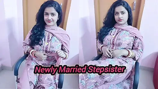 Yeni evli büyük memeli üvey kız kardeşim kocasından memnun değil, onun sıkı amcığı için sikimi teklif ettim