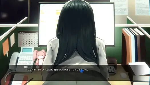 Hentai oyunu - bu ofis çalışanı götünü bana doğru çevirmeye devam ediyor