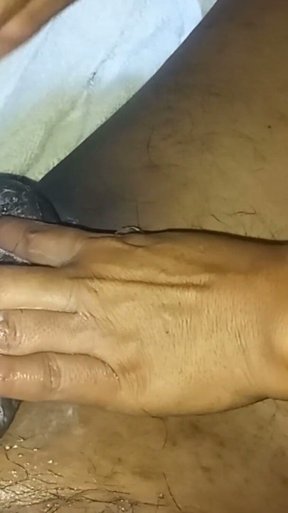 Prostitute lady, she shaves my cock and I even suck my cock. | Clip 3