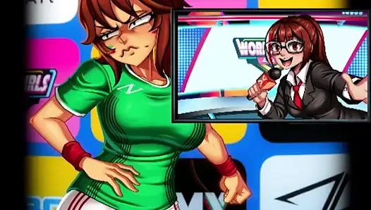 World Cup Girls - Vertical - A FIFA world cup game and Mexico has challenged us and we might get a special blow job!