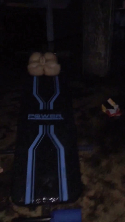 I went up to exercise on the sky with the rain and full of horniness. | Clip 3