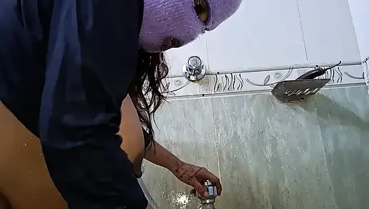 I gave my stepdad a blowjob and took a shower with him and peed on him.