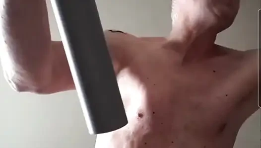 GRAZY VACUUMCLEANER MILKING HANDSFREE SEXSHOW BIG DICK CUMSHOT