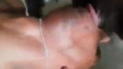 Austins vervelende 30 cm diepe keel Bahama's neuken en hoofdspel