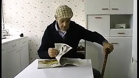 Grandpa Secretly Gets It When He Watches a Young Couple Having Sex.