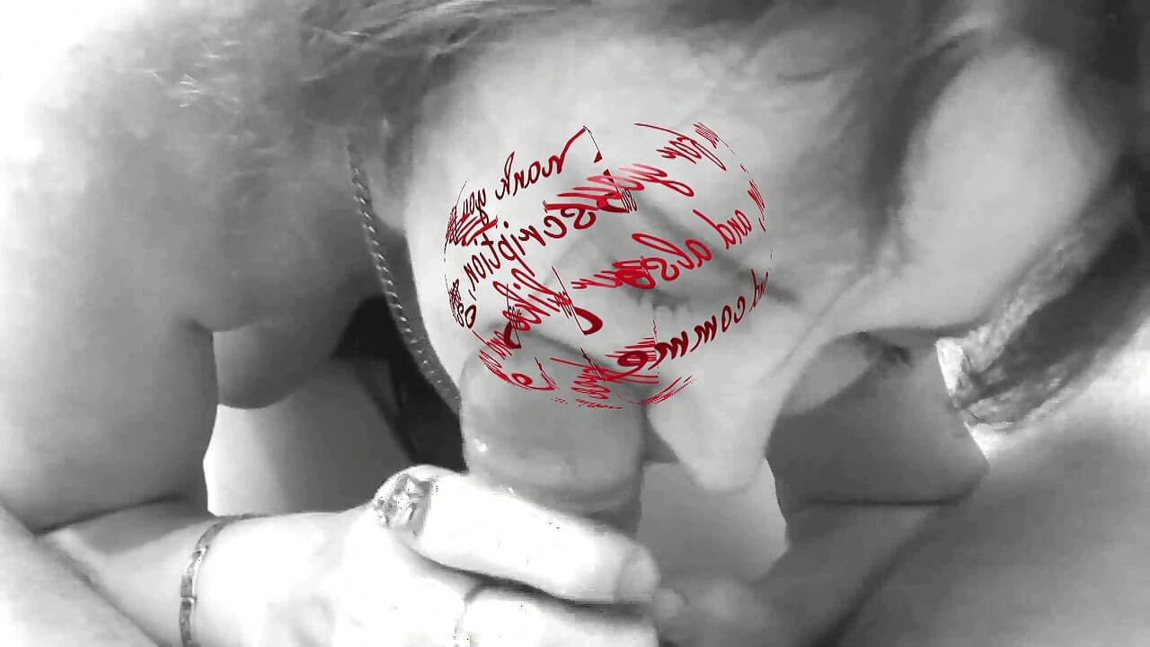 Blowjob Blow job Close Up Milf my wife sucked cock her lover in bedroom. Pussy mature Natural tits Cum in mouth Cumshot on cheek