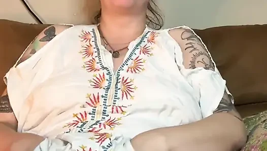 Rauchende fetisch-MILF-masturbation