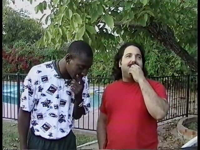 Black beauty will do anything to satisfy Ron Jeremy and his black friend