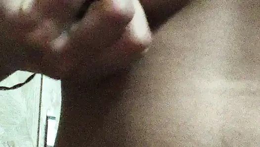 Schönes desi-mädchen schlafzimmerszene