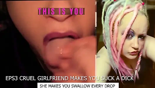 Eps3 zalim kız arkadaş sana yarak emdiriyor ve aynı şekilde yutuyor