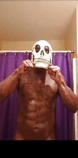 BBC Worship Hallelujah Johnson (Ghost Rider Johnny Blaze) Tall Dark Chocolate Muscles Tattoos Hairy BBC Hallelujah