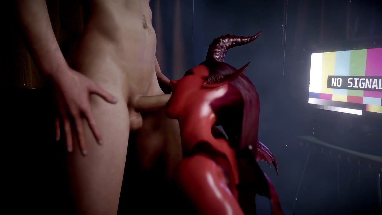 A Stormy Night Hunted by a Hot Demon Girl
