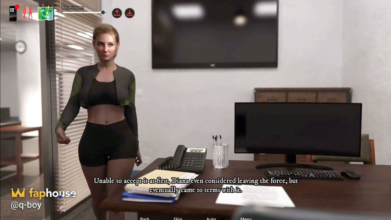 O fată tânără a văzut accidental chatul infidel al șefului ei pe Pc - Milfheim pervers, episodul 12
