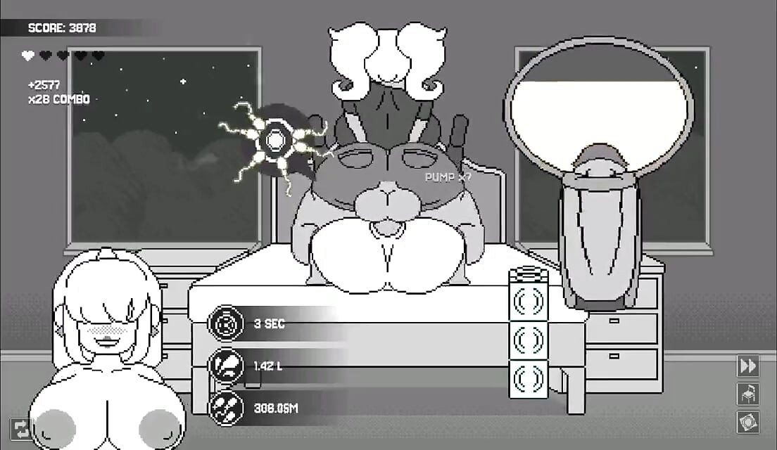 The most crazy futanari game - wife's bedroom gameplay