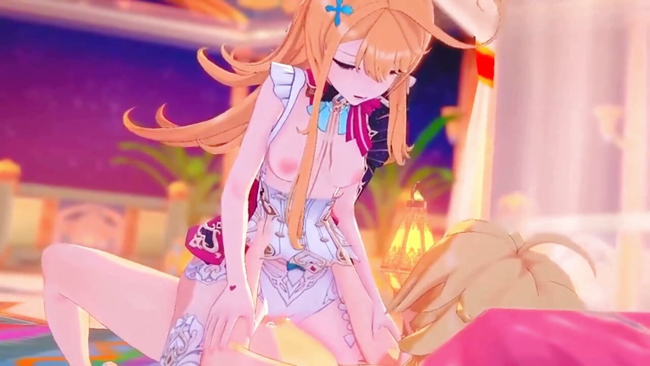 Genshin Impact - cewek escoffier dientot habis-habisan sampai dicrot di dalam - animasi hentai 3d