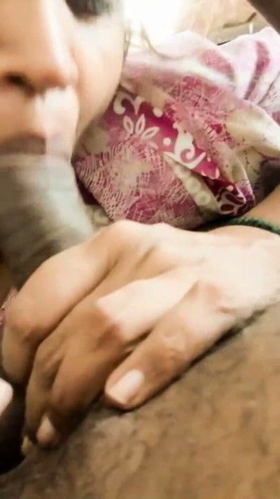 Desi Maid is used as a Dick Service Servant by husband when wife is away from home | Clip 1