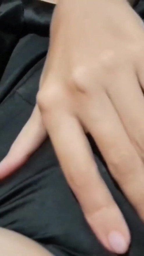 Naughty college girl moans while touching her pussy | Clip 1