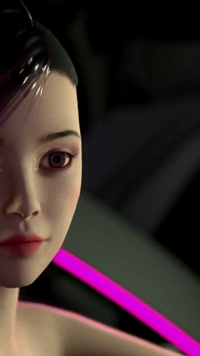 Welcome to vr Nexus 3 neon dreams with sexy girl. Cyperpunk style | Clip 1