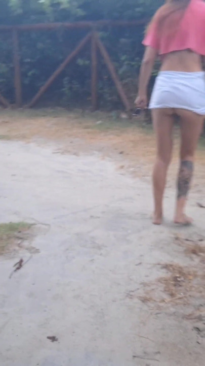 Thrilling moment from "Risky handjob for a woman who passed in public!"