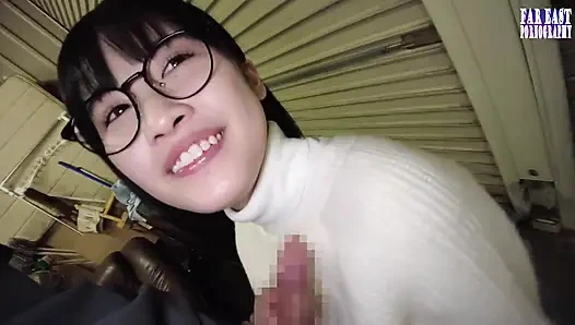 Sweet-glasses Tease on a Lazy Day Savoring Warm Drops in Endless Gulp Bliss -part.2