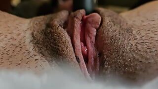 Close up pussy orgasm