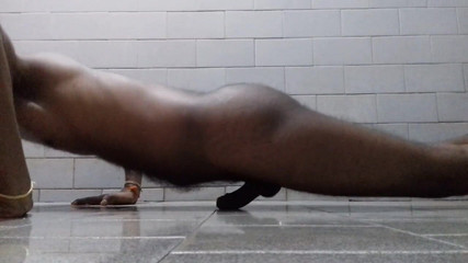 Nude push ups and my dick disturbing to do masturbation