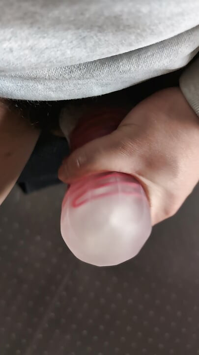 Masturbating with a tenga 4