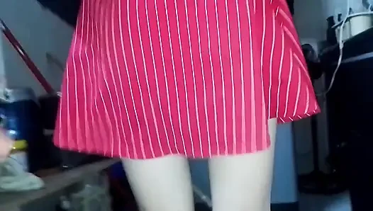 Stöhnen nonstop!!! Schau zu, wie ich in meine frau penetriere, sie trägt sehr sexy rote unterwäsche