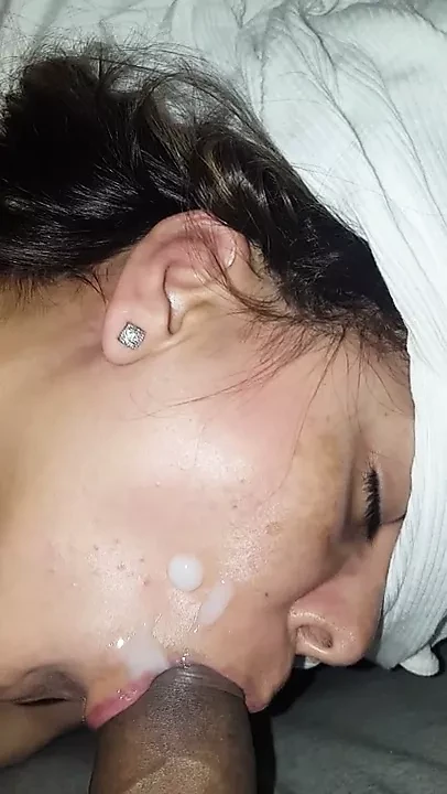 Blindfolded wife blowjob trick share