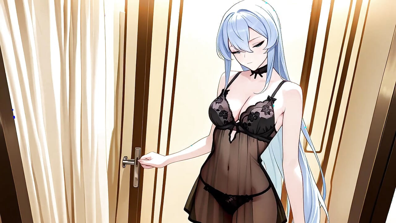 Esdeath Vino a Comprar Nueva Lencería Sexy Y Divertirse Con Un Consolador Rosa. Esdeath Hentai Cosplay