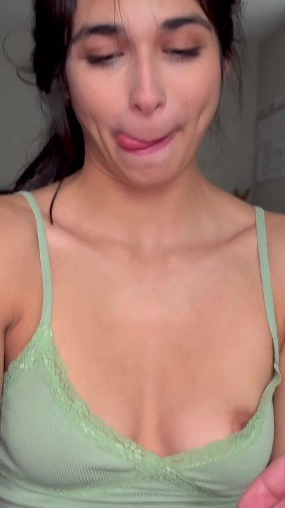 Young Woman Puts A Cock Ring On Older Man’s Penis & Sucks For A Facial | Clip 3