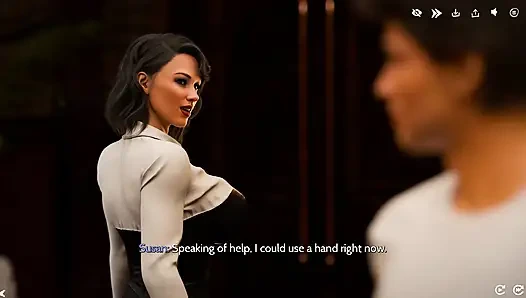 Patron orta yaşlı seksi kadın Susan Alexis'den evde yardım istiyor ve sonra onu çok özel seks oyuncaklarına sokuyor sikişiyor ve dölleniyor