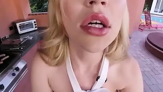 BaDoinkVR While Dealing With BBQ Blake Blossom Could Only Think About Your Sausage Part 1