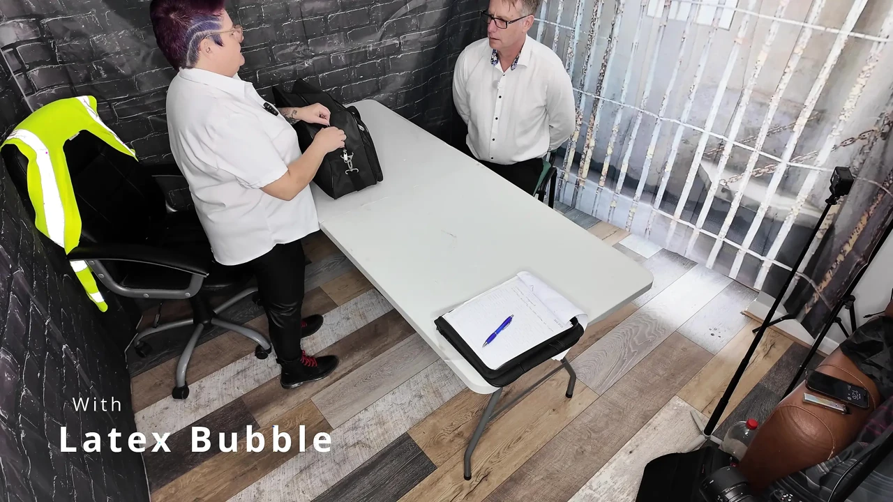 Sargent Izar does a Search on suspect latex bubble