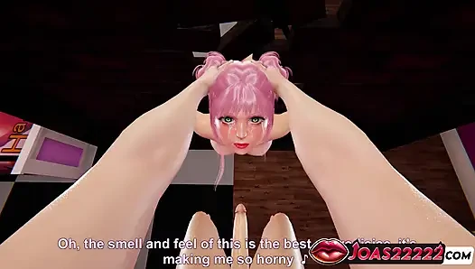 Seksi miyu pembe saç 3d hentai rule34 - oturma elle muamele frenulum yalıyor ve delikten çıkan yarakla sikiş boşalma