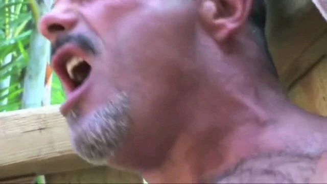 Hairy beefy daddy pleases asian twink