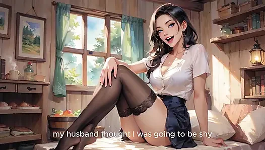 Sensual Wife at Rancho do Mato: Husband Shares His Wife with Friend at Wooden House