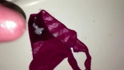 Cum in hot neighbour's dirty panties 2