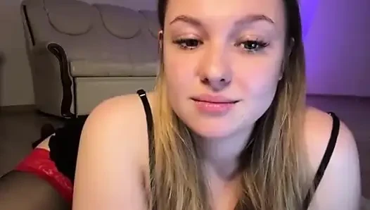 Masturbating in sexy stockings with jucielussie